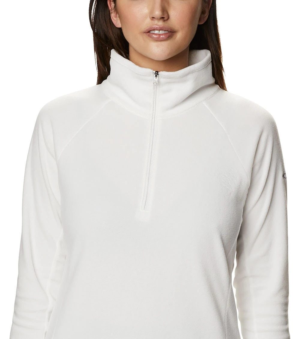 Columbia Glacial IV Half Zip Fleece Top - Womens Sea Salt 6 Columbia Glacial IV Half Zip Fleece Top - Womens Sea Salt - Image 4