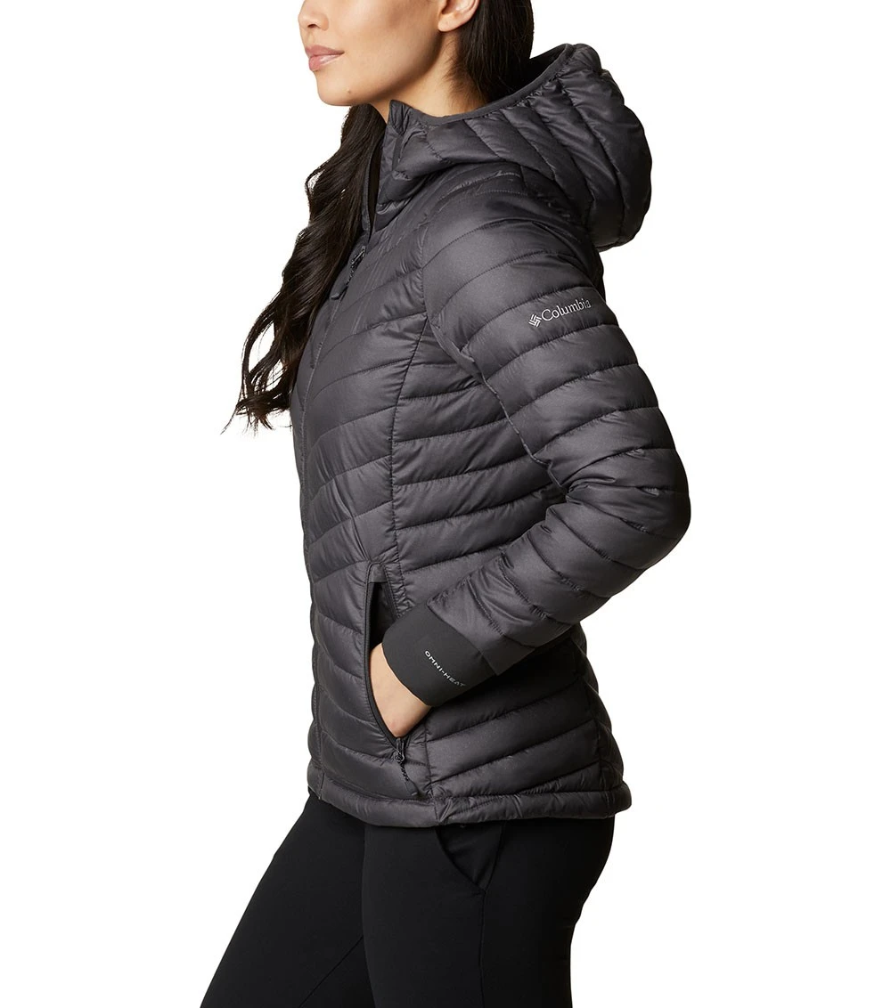 Columbia Windgates Hooded Insulated Jacket - Womens Shark Heather 5 Columbia Windgates Hooded Insulated Jacket - Womens Shark Heather - Image 3