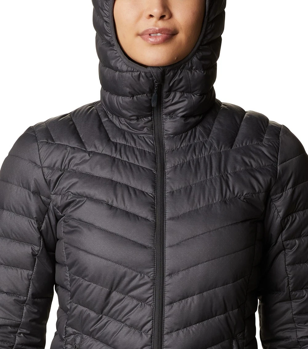 Columbia Windgates Hooded Insulated Jacket - Womens Shark Heather 6 Columbia Windgates Hooded Insulated Jacket - Womens Shark Heather - Image 4