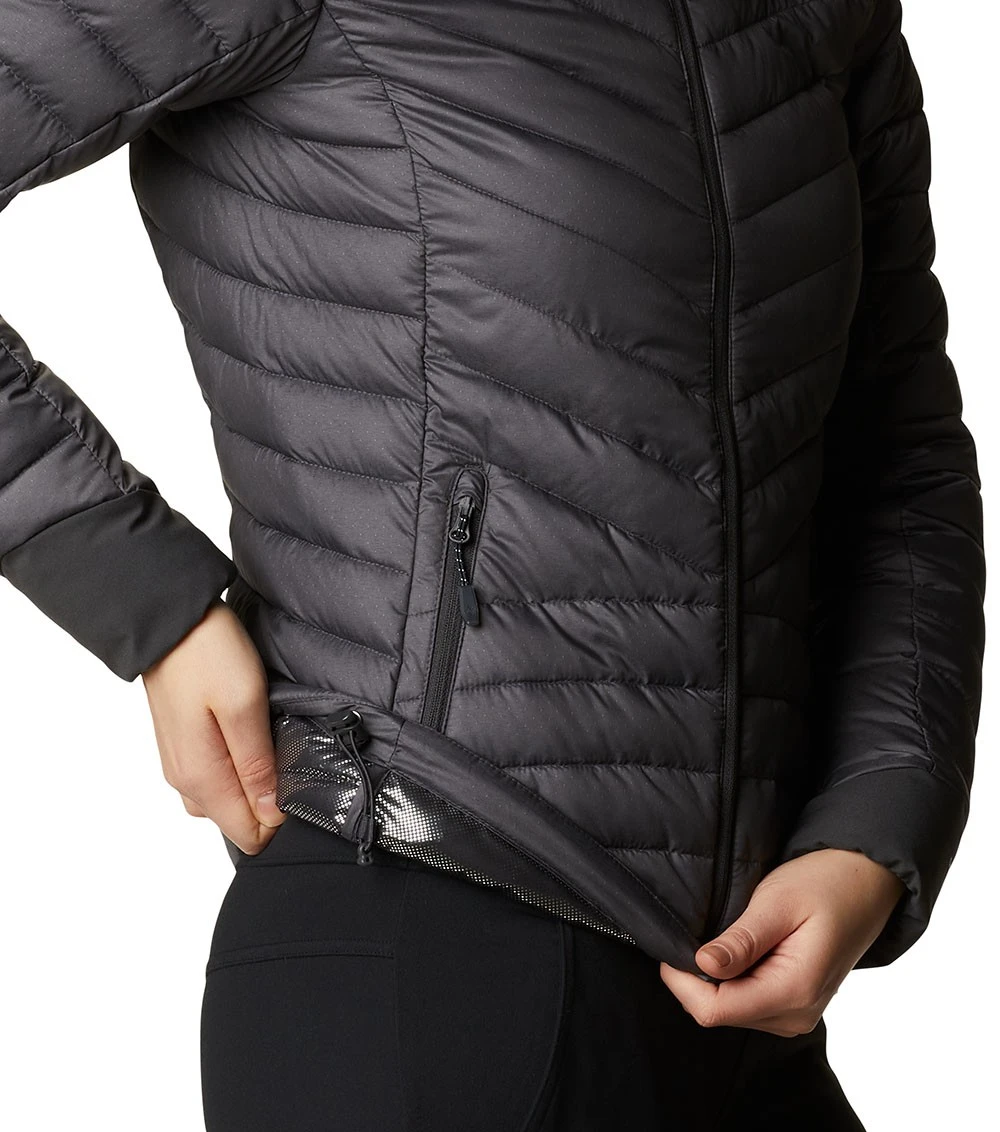 Columbia Windgates Hooded Insulated Jacket - Womens Shark Heather 8 Columbia Windgates Hooded Insulated Jacket - Womens Shark Heather - Image 6