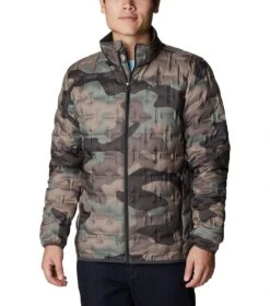 Columbia Delta Ridge Down Insulated Jacket - Mens Cypress Mod Camo Print