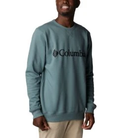 Columbia Logo Fleece Crew - Mens Metal / CSC Branded Logo -Columbia Outfit Shop 1685982704 1884931 346 5