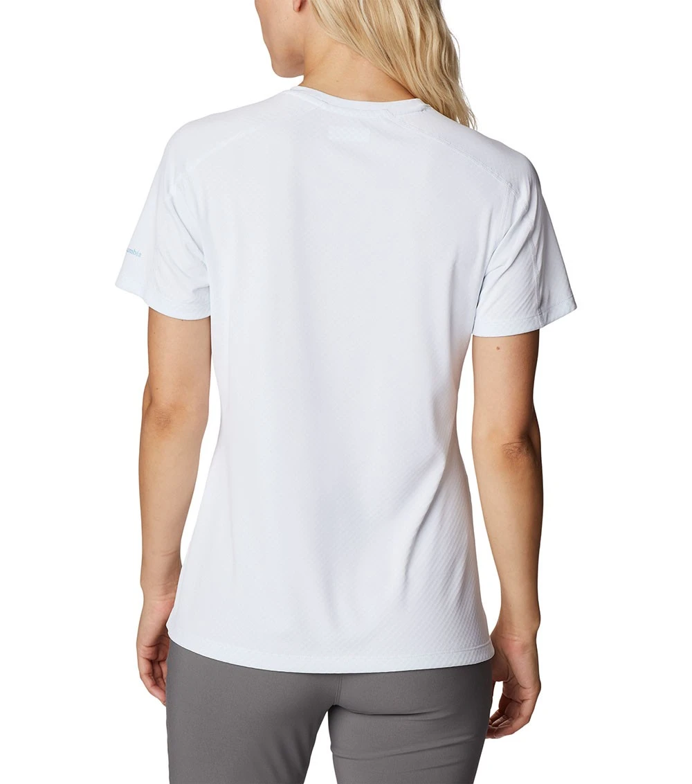 Columbia Zero Rules S/S Graphic Tee - Womens White / CSC Range Lines Graphic 4 Columbia Zero Rules S/S Graphic Tee - Womens White / CSC Range Lines Graphic - Image 2