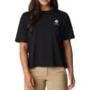 Columbia North Cascades Relaxed S/S T-Shirt - Womens Black / Framed Halftone Logo Graphic 1 Columbia North Cascades Relaxed S/S T-Shirt - Womens Black / Framed Halftone Logo Graphic -Columbia Outfit Shop 1685982737 1992081 017 1