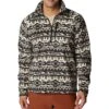 Columbia Fast Trek Printed Half Zip Pullover - Mens Ancient Fossil 80s Stripe Print -Columbia Outfit Shop 1685982750 2013681 271 1