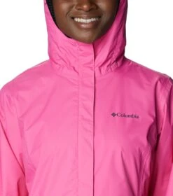 Columbia Arcadia II Waterproof Jacket - Womens Wild Geranium -Columbia Outfit Shop 1686743163 RL2436 656 4