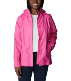 Columbia Arcadia II Waterproof Jacket - Womens Wild Geranium -Columbia Outfit Shop 1686743165 RL2436 656 8