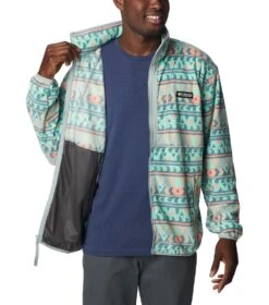 Columbia Back Bowl Lightweight Fleece Jacket - Mens Metal Camp / Blanket -Columbia Outfit Shop 1688573433 1890761 347 5