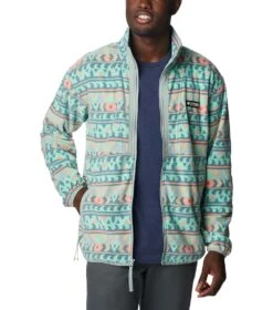 Columbia Back Bowl Lightweight Fleece Jacket - Mens Metal Camp / Blanket -Columbia Outfit Shop 1688573434 1890761 347 6