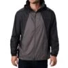 Columbia Point Park Windbreaker Jacket - Mens City Grey / Black -Columbia Outfit Shop 1688573527 1890072 023 1
