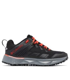 Columbia Facet 75 Low Outdry Hiking Shoes - Mens Black / Fiery Red