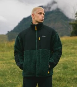 Columbia Ballistic Ridge Full Zip Fleece Jacket - Mens Spruce / Black -Columbia Outfit Shop 1688739432 2012271 370 11