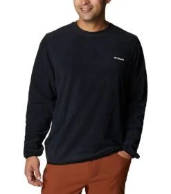 Columbia Haven Hills Fleece Crew Pullover - Mens Black