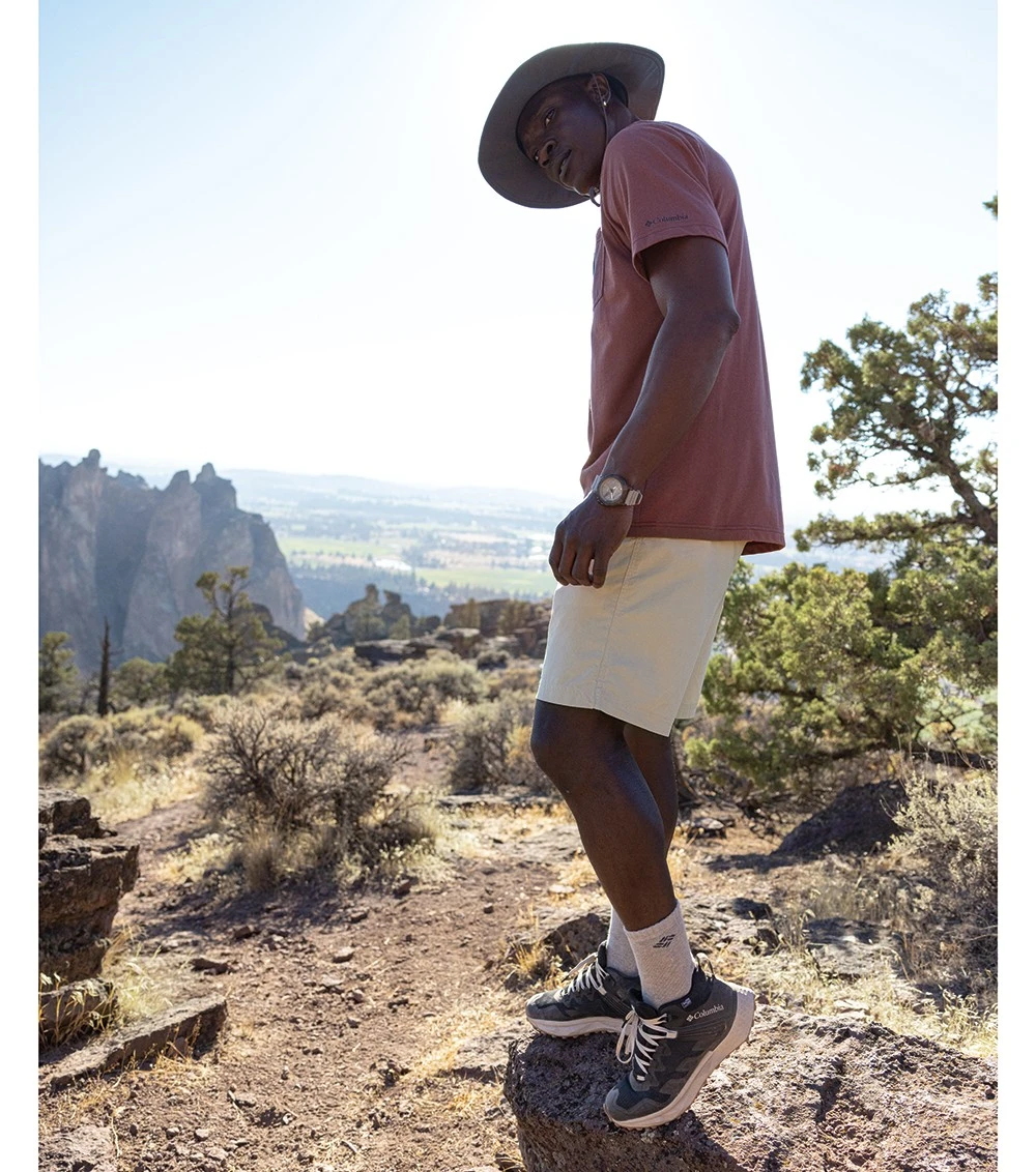 Columbia Facet 75 Mid Outdry Hiking Shoes - Mens Black / Light Sand 14 Columbia Facet 75 Mid Outdry Hiking Shoes - Mens Black / Light Sand - Image 12