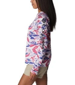 Columbia Super Tidal Long Sleeve Top - Womens Ultra Pink Shorebreak -Columbia Outfit Shop 1689953392 1709221 693 3