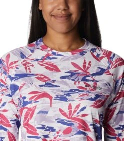 Columbia Super Tidal Long Sleeve Top - Womens Ultra Pink Shorebreak -Columbia Outfit Shop 1689953393 1709221 693 4