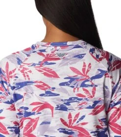 Columbia Super Tidal Long Sleeve Top - Womens Ultra Pink Shorebreak -Columbia Outfit Shop 1689953393 1709221 693 5