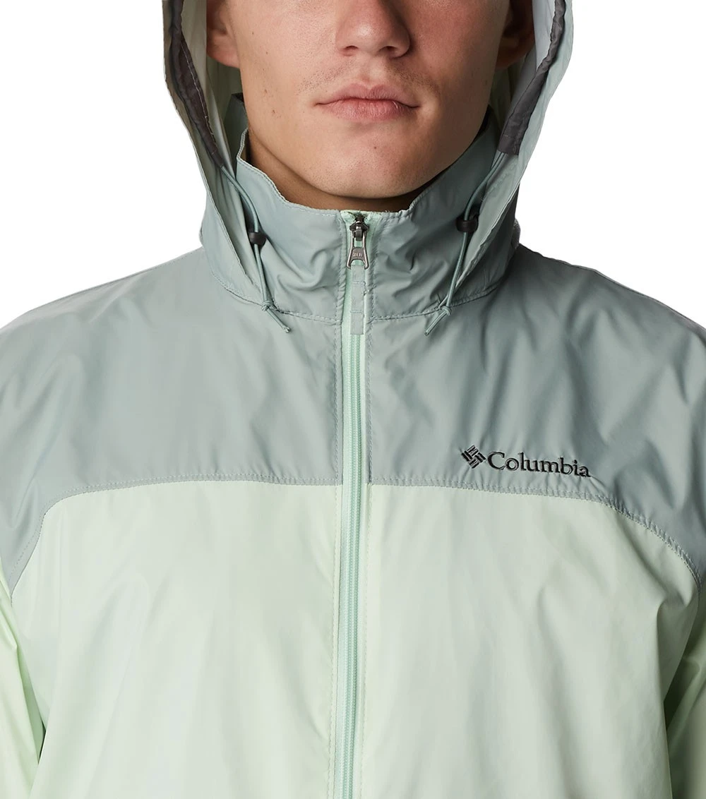 Columbia Glennaker Lake Rain Jacket - Mens Ice Green / Niagara 6 Columbia Glennaker Lake Rain Jacket - Mens Ice Green / Niagara - Image 4