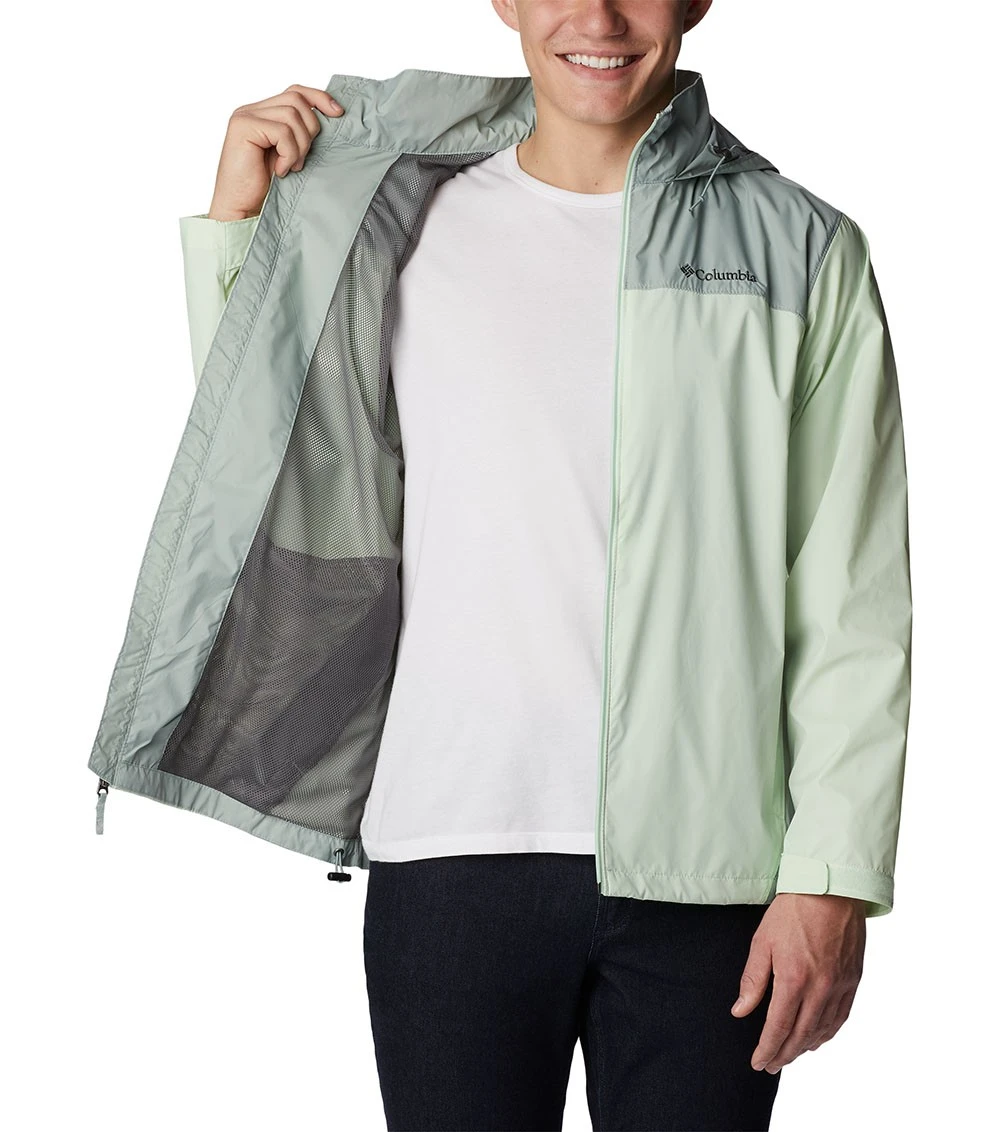 Columbia Glennaker Lake Rain Jacket - Mens Ice Green / Niagara 7 Columbia Glennaker Lake Rain Jacket - Mens Ice Green / Niagara - Image 5