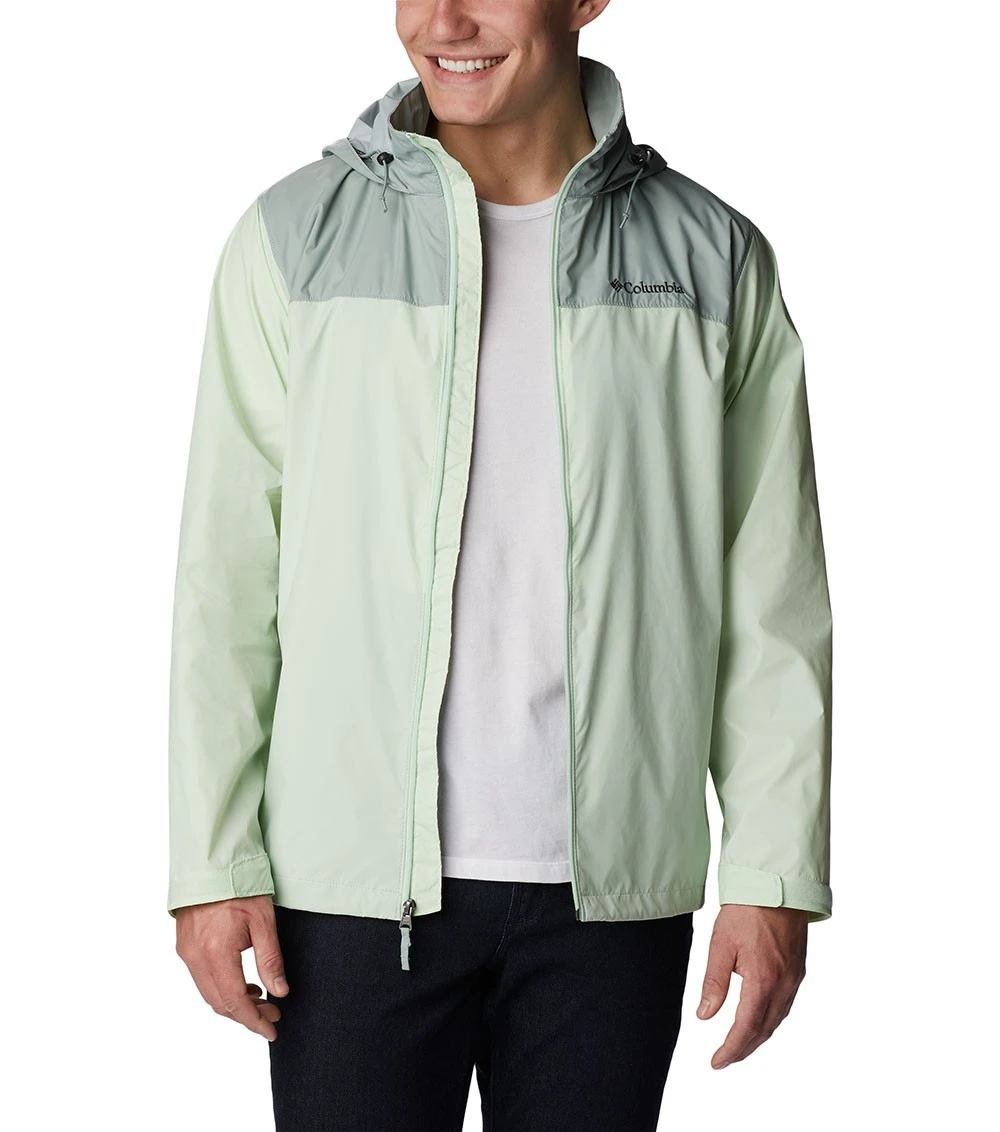 Columbia Glennaker Lake Rain Jacket - Mens Ice Green / Niagara 11 Columbia Glennaker Lake Rain Jacket - Mens Ice Green / Niagara - Image 9