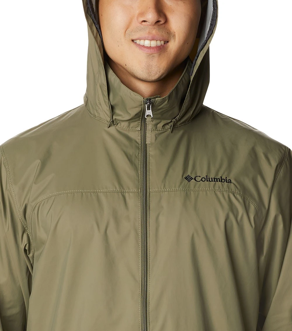 Columbia Glennaker Lake Rain Jacket - Mens Stone Green 6 Columbia Glennaker Lake Rain Jacket - Mens Stone Green - Image 4