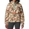 Columbia Helvetia Cropped Half Snap Pullover - Womens Chalk / Floriculture Print -Columbia Outfit Shop 1690205575 2014561 194 1
