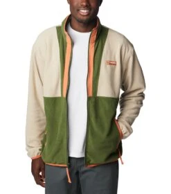 Columbia Back Bowl Lightweight Fleece Jacket - Mens Pesto -Columbia Outfit Shop 1690536051 1890761 273 6