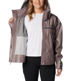 Columbia Coral Ridge OutDry Extreme Rain Jacket - Womens Quantum Mauve -Columbia Outfit Shop 1691770548 2034731 660 5