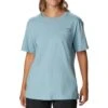 Columbia Break It Down Tee - Womens Stone Blue -Columbia Outfit Shop 1691770560 2037401 460 1