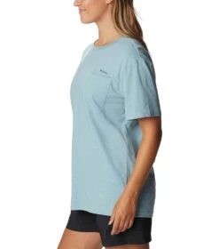 Columbia Break It Down Tee - Womens Stone Blue -Columbia Outfit Shop 1691770562 2037401 460 3