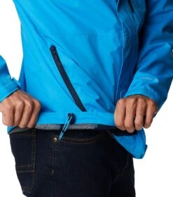 Columbia Hikebound Rain Jacket - Mens Compass Blue -Columbia Outfit Shop 1692121625 1988621 491 5