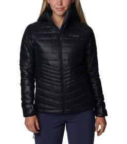 Columbia Platinum Peak Hooded Insulated Jacket - Womens Black