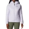 Columbia Platinum Peak Hooded Insulated Jacket - Womens Purple Tint -Columbia Outfit Shop 1692121641 2008341 568 1