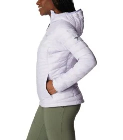 Columbia Platinum Peak Hooded Insulated Jacket - Womens Purple Tint -Columbia Outfit Shop 1692121642 2008341 568 3