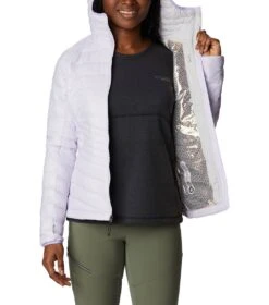 Columbia Platinum Peak Hooded Insulated Jacket - Womens Purple Tint -Columbia Outfit Shop 1692121643 2008341 568 5
