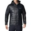 Columbia Platinum Peak Hooded Insulated Jacket - Mens Black