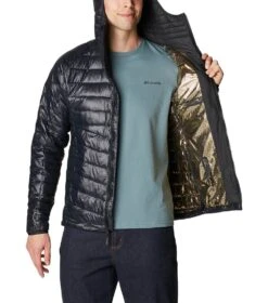 Columbia Platinum Peak Hooded Insulated Jacket - Mens Black -Columbia Outfit Shop 1692121648 2008611 010 5