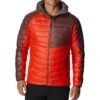 Columbia Platinum Peak Hooded Insulated Jacket - Mens Spicy / Light Raisin