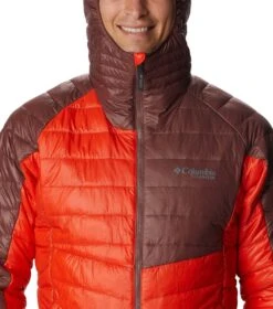 Columbia Platinum Peak Hooded Insulated Jacket - Mens Spicy / Light Raisin -Columbia Outfit Shop 1692121654 2008611 839 4