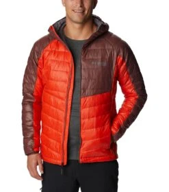 Columbia Platinum Peak Hooded Insulated Jacket - Mens Spicy / Light Raisin -Columbia Outfit Shop 1692121655 2008611 839 6