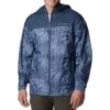 Columbia Flash Challenger Novelty Windbreaker - Mens Bluestone Dye Palms Tonal Print / Dk Mtn -Columbia Outfit Shop 1692185216 1988711 449 1