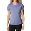 Columbia Hike Short Sleeve Crew Lightweight Shirt - Womens Dark Sapphire Heather 2 Columbia Hike Short Sleeve Crew Lightweight Shirt - Womens Dark Sapphire Heather -Columbia Outfit Shop 1692185227 1991551 432 1