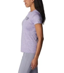 Columbia Titan Pass Graphic Tee - Womens Purple Tint / Titanium Graphic -Columbia Outfit Shop 1692185231 1991911 568 3