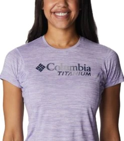 Columbia Titan Pass Graphic Tee - Womens Purple Tint / Titanium Graphic -Columbia Outfit Shop 1692185231 1991911 568 4