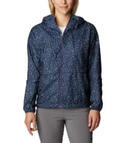Front Page 38 Columbia Alpine Chill Windbreaker - Womens Nocturnal Campdot Print