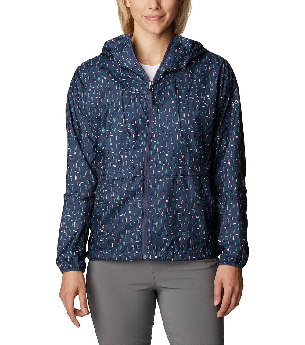 Columbia Alpine Chill Windbreaker - Womens Nocturnal Campdot Print 3 Columbia Alpine Chill Windbreaker - Womens Nocturnal Campdot Print