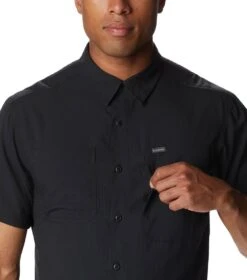 Columbia Silver Ridge Utility Lite Short Sleeve Shirt - Mens Black -Columbia Outfit Shop 1692185242 2030721 010 4