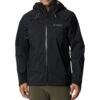 Columbia Mazama Trail Shell Rain Jacket - Mens Black -Columbia Outfit Shop 1692185250 2034451 010 1