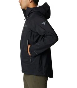 Columbia Mazama Trail Shell Rain Jacket - Mens Black -Columbia Outfit Shop 1692185251 2034451 010 3