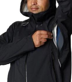Columbia Mazama Trail Shell Rain Jacket - Mens Black -Columbia Outfit Shop 1692185253 2034451 010 6